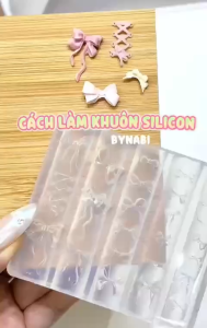 Khuôn silicone làm charm hình các mẫu làm nail chuyên dụng - Khuôn dẻo tạo họa tiết trang trí móng dễ thương