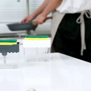 Soap Pump Dispenser Plus Sponge High Quality / Tempat Sabun Cuci Piring Tempat Spons Wastafel-Unique Home Store