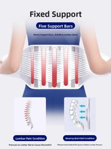 MONLEYTA | Japanese Style Medical Waist Support Belt For Lumbar Disc Pain Relief Men Women Summer Essential For Sedentary Individuals