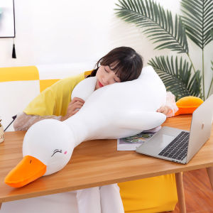 GẤU BÔNG VỊT LƯỜI TRẦM CẢM VỊT BUỒN NGỦ THÚ NHỒI BÔNG VỊT NẰM VẢI MINISO CO GIÃN HÀN QUỐC SIÊU MỊN