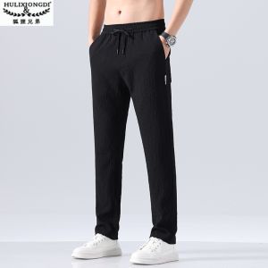 Casual Mens Cotton Hemp Straight Leg Breathable Simulation Linen Summer Thin Loose Wear Fashion City Suitable Shopping Spots Summer Wear