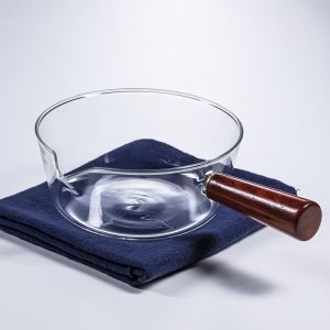 Heat-Resistant Clear Glass Bowl