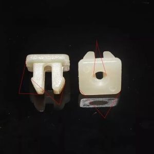 Car License Plate Door Panel Bumper Handle Square Plastic Screw Base Self Tapping Thread Headlight Fixing Clip Snap-On Part