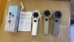 Handheld Turbo M11 Fan with 1 - 120 Wind Speed Adjustment and LED Display Rechargeable Desk Fan