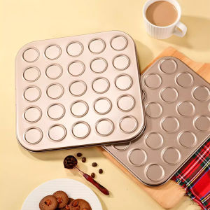 Macaroon Crisps Baking Pan Cookie Mold Chocolate Macaron Mold Sesame Crispy Non-Stick Oven Household
