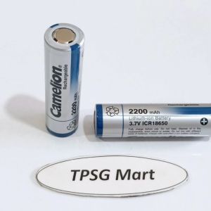 Pin 18650 Camelion 2200mAh Lithium-ion Battery 3.7V ICR18650 / Đầu Bằng (Chính hãng)