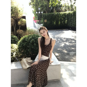 Stylish Dignified Polka Dot Dress For Fall