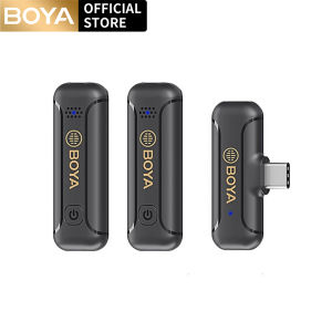 BOYA BY WM3T2 Micro Cài Áo Không Dây Siêu Nhẹ Mini 2.4GHz Mic Giảm Tiếng Ồn Tùy Chọn Có Chứng Nhận MFi Cho iPhone iPad Quay Video TikTok Facebook Live Steam Youtubers Vlogger Phỏng Vấn (BY-WM3T2-D1/D2)