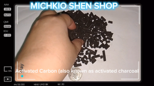 FILTRATIONS 1KG - ACTIVATED CARBON  CERAMIC RINGS  LAVA RINGS - BY MICHKIO SHEN SHOP