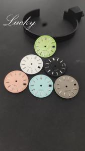 MUZHI | New 28.5mm Snow Texture Watch Dial With Fit NH35 NH36 Automatic Movement Watch Accessory