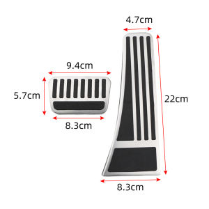 Stainless Steel for BYD Seal U Sealion 06 07 2024+ Car Accelerator Brake Pedal Covers Anti-skid Car Foot Pedas Pad Acc.