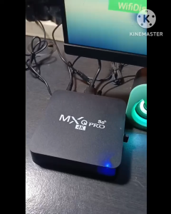 (Gratis Ongkir)MXQ Pro 4K 5G Smart TV Box Android 9.1 Garansi 2GB RAM 16GB ROM Original Tanpa Biaya Langganan Puluhan Channel HD 4K - REMOTE