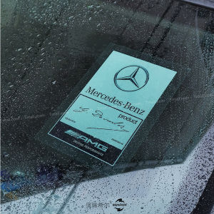 Mercedes-Benz Original Bumper Stickers Benz AMG President Signature Side Window Windshield Static Sticker High-End Change Decoration Latte Art