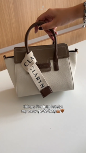 Claryne Jane Tas Jinjing Wanita dengan Tali Selempang Tas Bahu Wanita