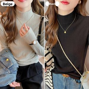MiiOW | Slimming & Concealing Long Sleeve Turtleneck Sweater