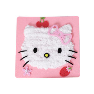 Handmade Yarn Painting Embroidery DIY Materials Toys Melody Stitching Creative DIY Handcraft Sticker Class for Children