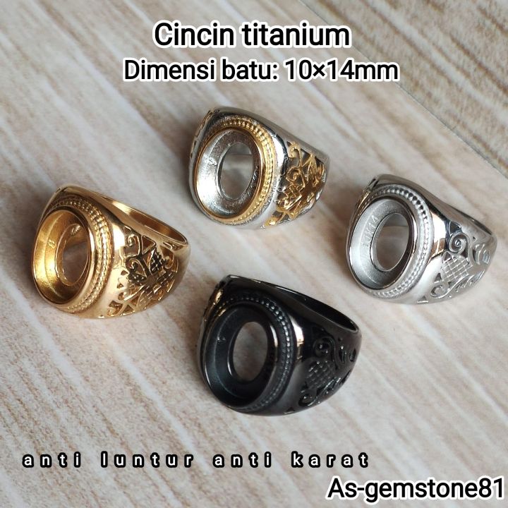Cincin emban ring[titanium]M14 | Lazada Indonesia