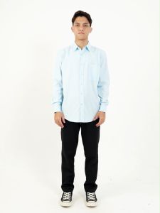 Greenlight Kemeja Basic Pria Lengan Panjang Regular Fit Linen Bou OL-C140225