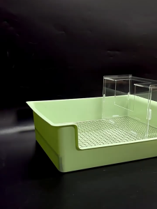 PetCoCo 🐾 Acrylic Hay Rack Rabbit Guinea Pig Rabbit Cage Food Feeder