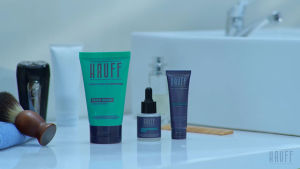 HAUFF BRIGHTENING SET | Paket Skincare Pria | Mencerahkan Wajah | Menyamarkan Noda Hitam