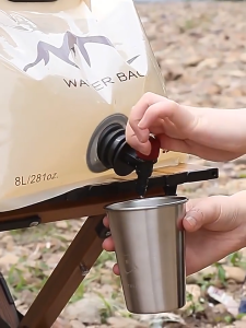 5L 8L Collapsible Water Bag with Faucet Portable Folding Outdoor Camping 折叠水袋 MY Ready Stock