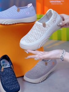 RENBEN Giày nữ vải Mới Giày duy nhất Giày đế mềm thoải mái đế dày chống trượt giày thường