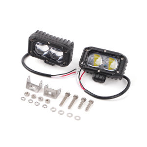 Đèn Làm Việc A36 Cho Xe 4x4 Đèn Pha LED Hai Màu Trắng Vàng 3000K 6000K Đèn Sương Mù Đèn Tìm Kiếm 12V 80V DC Bộ 2 Chiếc