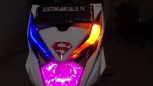 LAMPU LED ALIS BEAT DELUXE BONUS DEMON EYES PREMIUM