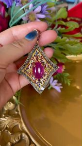 💥จี้ทับทิมแท้น้ำสวย ทับทิมคัดเกรด เสริมมงคล เครื่องประดับเสริมดวงราศี มหามงคล อัญมณีเครื่องประดับของแท้ สินค้ามีใบรับประกันดูอลตลอดการใช้งาน AUFU STORE