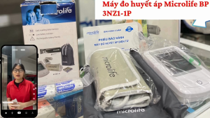 Máy đo huyết áp Microlife BP 3NZ1-1P Dụng cụ Y Khoa với thiết kế đơn giản Đo huyết áp và nhịp tim