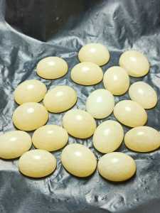 Batu cincin mani gajah kuning Lampung asli