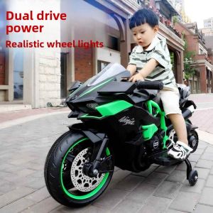 BONINGYU | Rideable Light-Up Childrens Electric Motorcycle