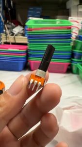 Potensio 3 Pin B50k Mono Kaki 3 Tekuk Segi Orange B503 Tangkai Panjang