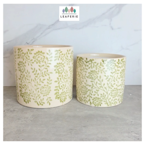 The Leaferie Selora plant pots. flowerpot . flowerpots . flower pot . planter . planters . Ceramic