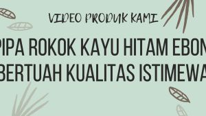 Pipa Once Kayu Hitam Eboni Belimbing Kualitas Istimewa