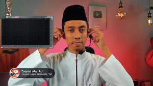 TaffSTUDIO 2 PCS Microphone Mik Mic imam mesjid Wireless clip on bando headset 2.4G SI02