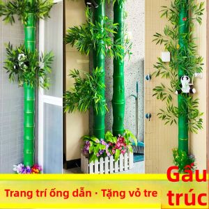 NIANXU | Decorative Bamboo Bark Artificial Plant for Pipe Covering