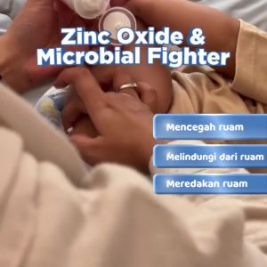 Gently Baby Rash Cream | Krim Pereda Ruam Popok & Melindungi Dari Gesekan Popok Bayi (Bpom)