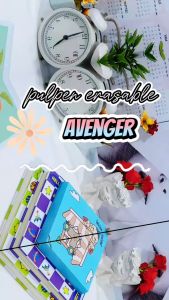 Pulpen Erasable Motif Avenger Cute Lucu 2 PCS Tinta hitam bisa dihapus / (2 PCS) Pen Bisa Di Hapus Model Super Hero Unik Imut Stationary Fancy Kekinian Terlaris Kualitas Terbaik Harga Termurah Bisa Grosir dan COD