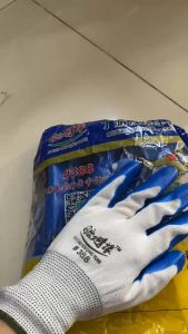 {COMBO 12 ĐÔI} Găng Tay 12 Đôi mã 388 Phủ Cao Su -găng tay bảo hộ lao động_ găng tay lao động phủ sơn