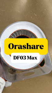Orashare DF03 Max Desk Fan With RGB Light 6-Speed Strong Wind 3000mAh Rechargeable Silent Cooling Fan