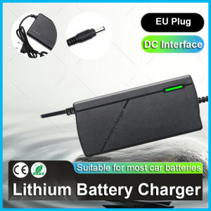 12V/24V/36V/48V Battery Charger 2A/3A/5A Lithium Battery Pack 12.6/29.4/42/54.6V DC Output EU Plug Electric Vehicle Car Charger