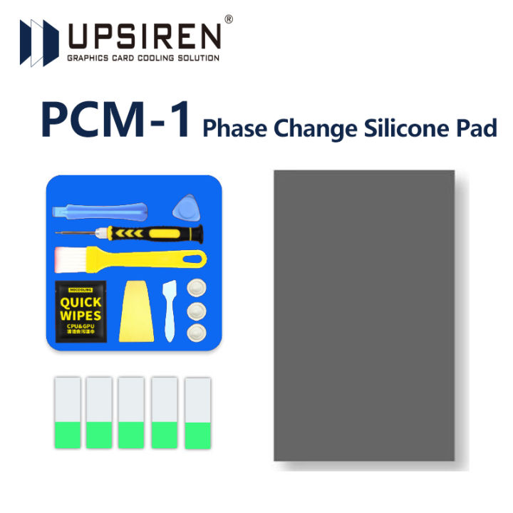 Upsiren 8.5W PCM-1 giai đoạn thay đổi đệm Silicone hiệu suất cao bền thích hợp cho CPU/văn phòng/trò chơi/nhà