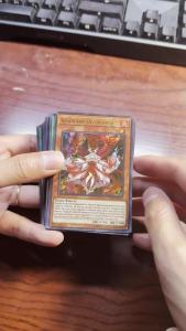 72Pcs YU GI OH Cards with Golden Letter Proxy Shiny Competive Structure Tyler Kurikara Branded yugioh cards in English