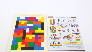 Đồ chơi xếp hình khối gạch bằng gỗ Wood Intelligence cho bé phát triển tư duy sáng tạo tetris xếp gạch - Thomsoncare