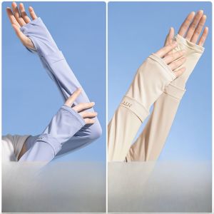 miiow | MiiOW Ice Silk Arm Sleeves Womens Lightweight Sun Protection 2024 New Style Summer Thin Ice Sleeve UV Protection Arm Cover