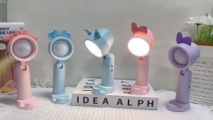 🔥[Ready Stock] Multi-functional Foldable Desk Lazy Mobile Phone Holder USB LED Rechargeable Lamp Gifts Desk Lampu 小夜灯