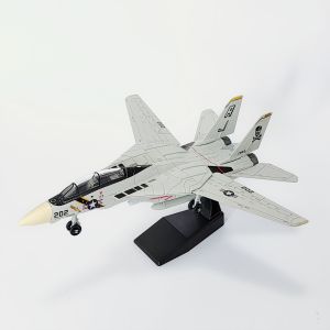 F-14 Fighter 1:72 Assembled Plastic Airplane Model (Including Display Rack) Home Display and Collection Creative Gifts