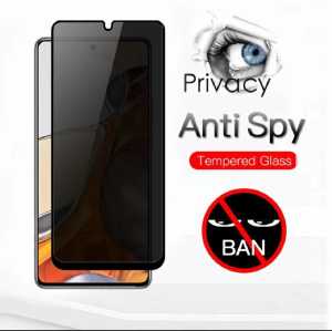 Anti gores privasi Vivo Y35 2022 Tempered glass privacy anti kepo anti intip lis hitam spy