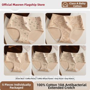 MiiOW | New Antibacterial Comfort Cotton Extended Crotch No Chafing Big Size Womens Underwear